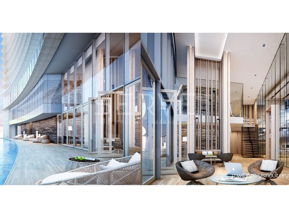 2 床 2 浴室家具齐全，高层。