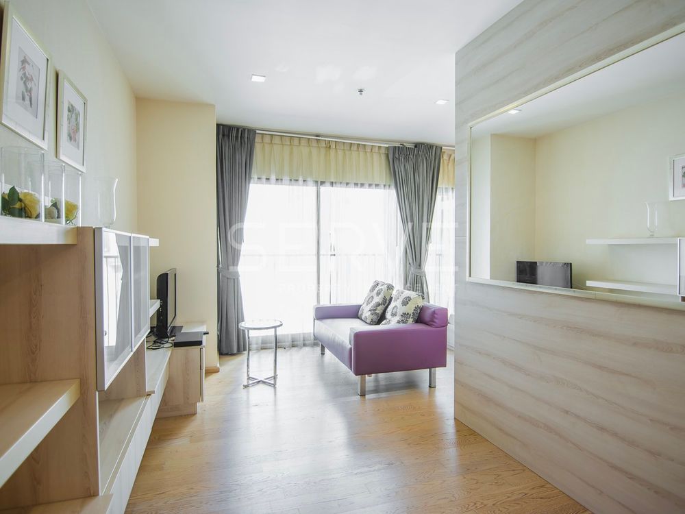 25K - Large Studio with Bathtub 41.29 sq.m. High Fl. Connect to BTS Thong lo / Condo For Rent-Noble Remix