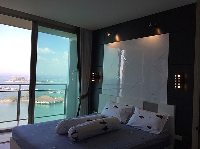 ให้เช่าคอนโด Marina Bayfront ชั้น 11 วิวทะเล เฟอร์นิเจอร์ครบ