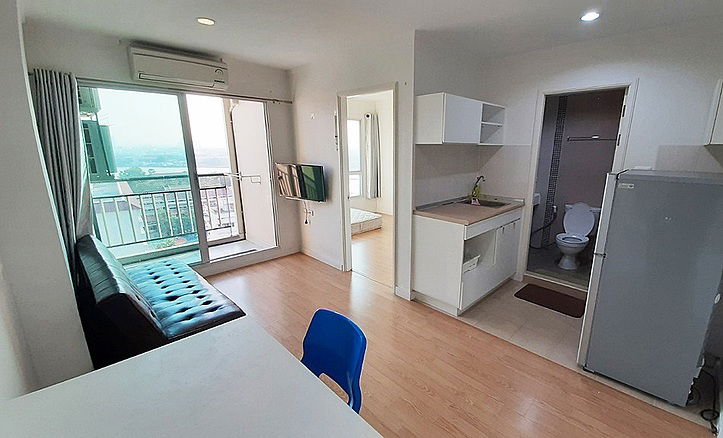 For Rent Lumpini Ville Phibulsongkhram - Riverview - 1 bed 28 sq.m.  14th floor