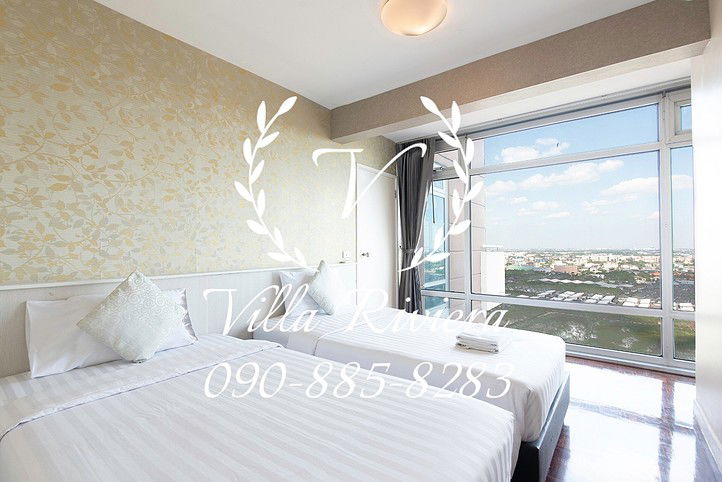 For Rent Riviera up   - 3 bed 110 sq.m.  26-27th floor