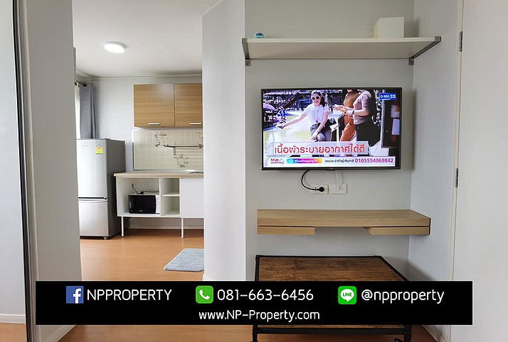For Rent Lumpini Condo Town Chonburi-Sukhumvit - 1 bed 26 sq.m.  7th floor