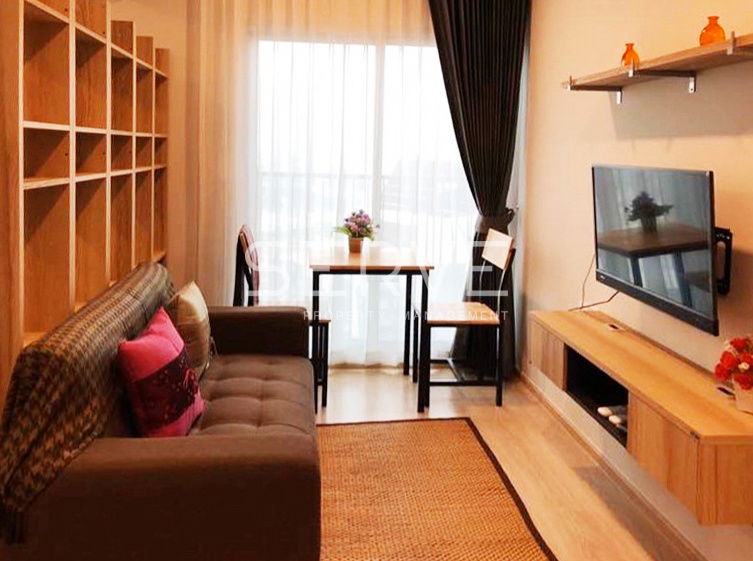Good View Studio Condo in Ratchada Area  High Fl 25+ Next to MRT Thailand Cultural Centre 80 m. at Noble Revolve Ratchada 2 / For Rent