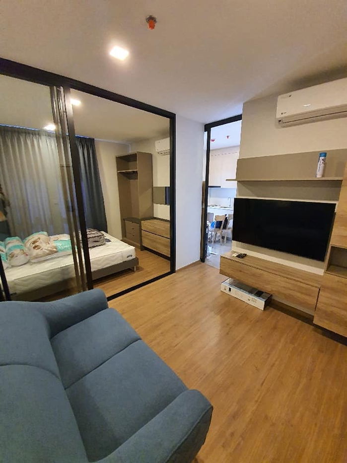 M1218 Condo for rent Metris Rama 9 Ramkhamhaeng beautiful room, fully furnished, with a washing machine, special price