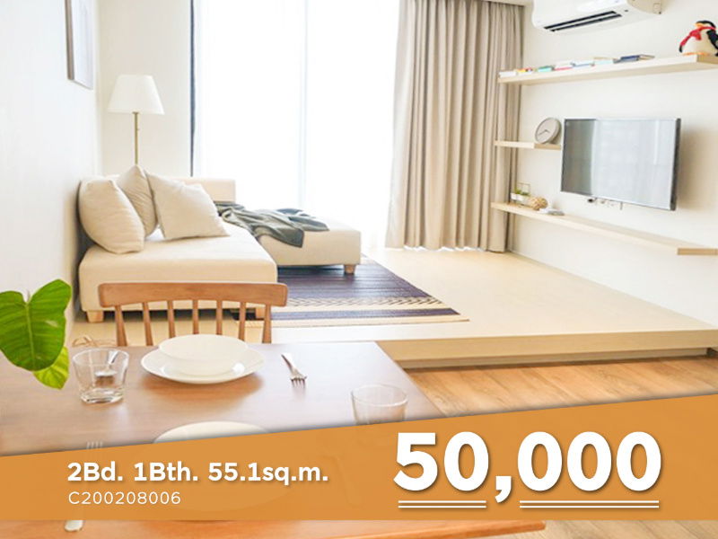 Good View Homey & Minimal Style for 2 Bed Unit on Super High Fl. 30+ at Park 24 Good Location BTS Phrom Phong