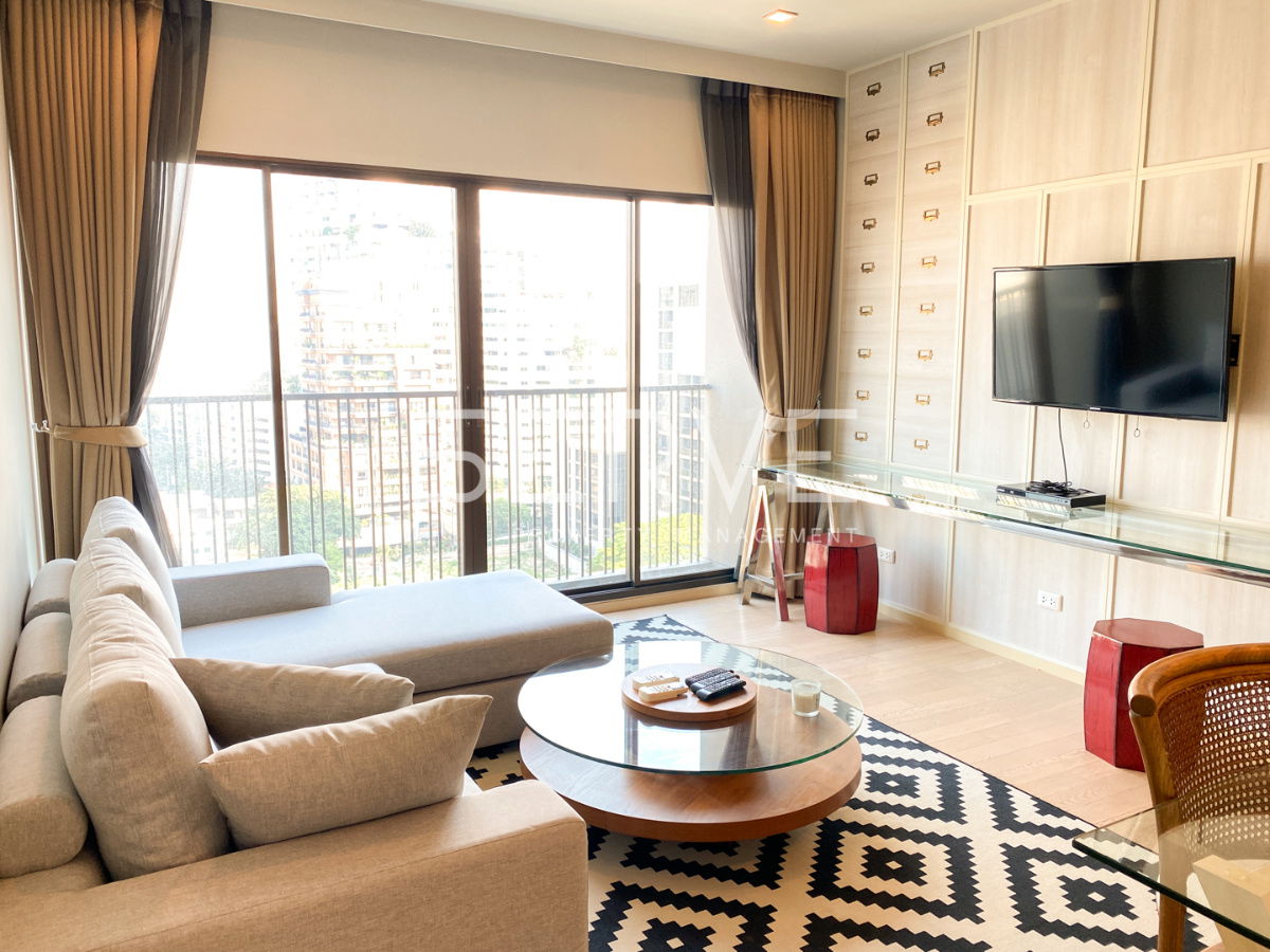 Nice Room & Good Location Corner Unit 1 Bed with Bathtub at Condo Noble Refine Close To BTS Phrom Phong / Condo For Rent