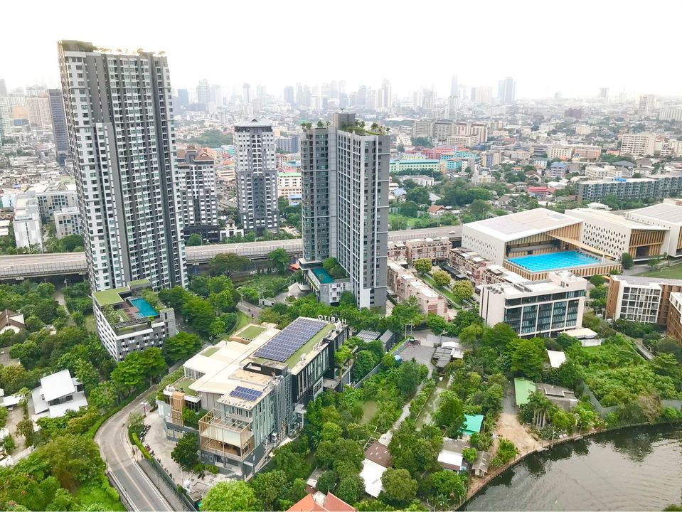 Condo for rent, The Base Sukhumvit 77, 500 meters from bts On Nut, 37th floor, Building B, size 36 sqm, 1 bedroom, 1 bathroom