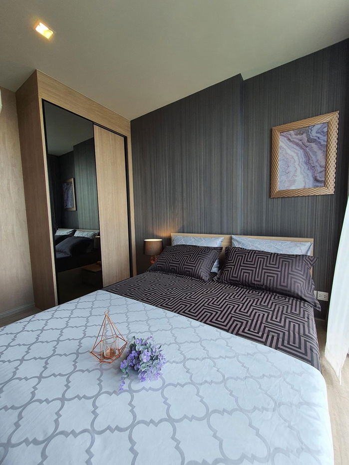 T1048 Condo for rent THE LINE Wongsawang, beautiful room, fully furnished, has a washing machine, special price