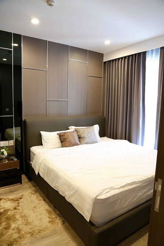 T1054 Condo for rent Ideo Mobi Asoke, beautiful room, fully furnished, has a washing machine, special price