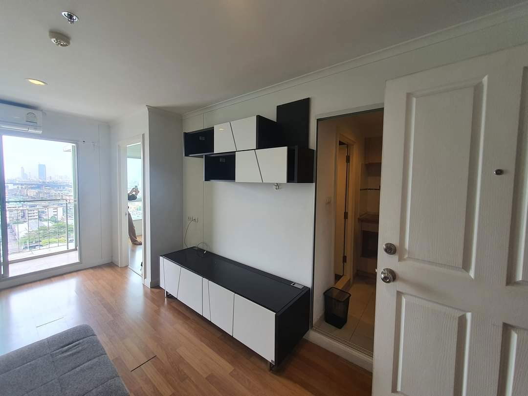 Condo for rent, Lumpini Park Riverside Rama 3, high floor, beautiful river view.