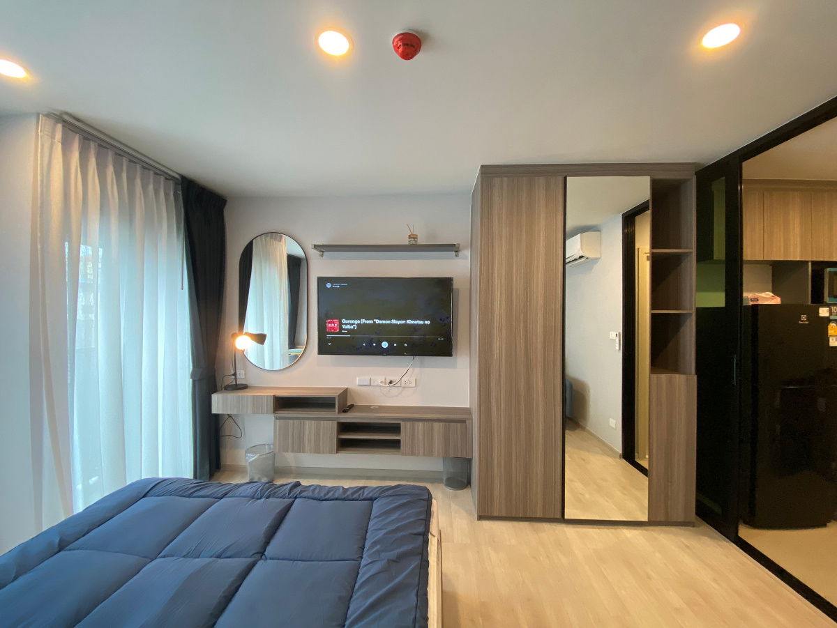 *New room  / TV 50 inches, fully furnished, washing machine: Condo for rent, The Origin Sukhumvit 105, complete items, BTS Bearing, Soi Lasalle