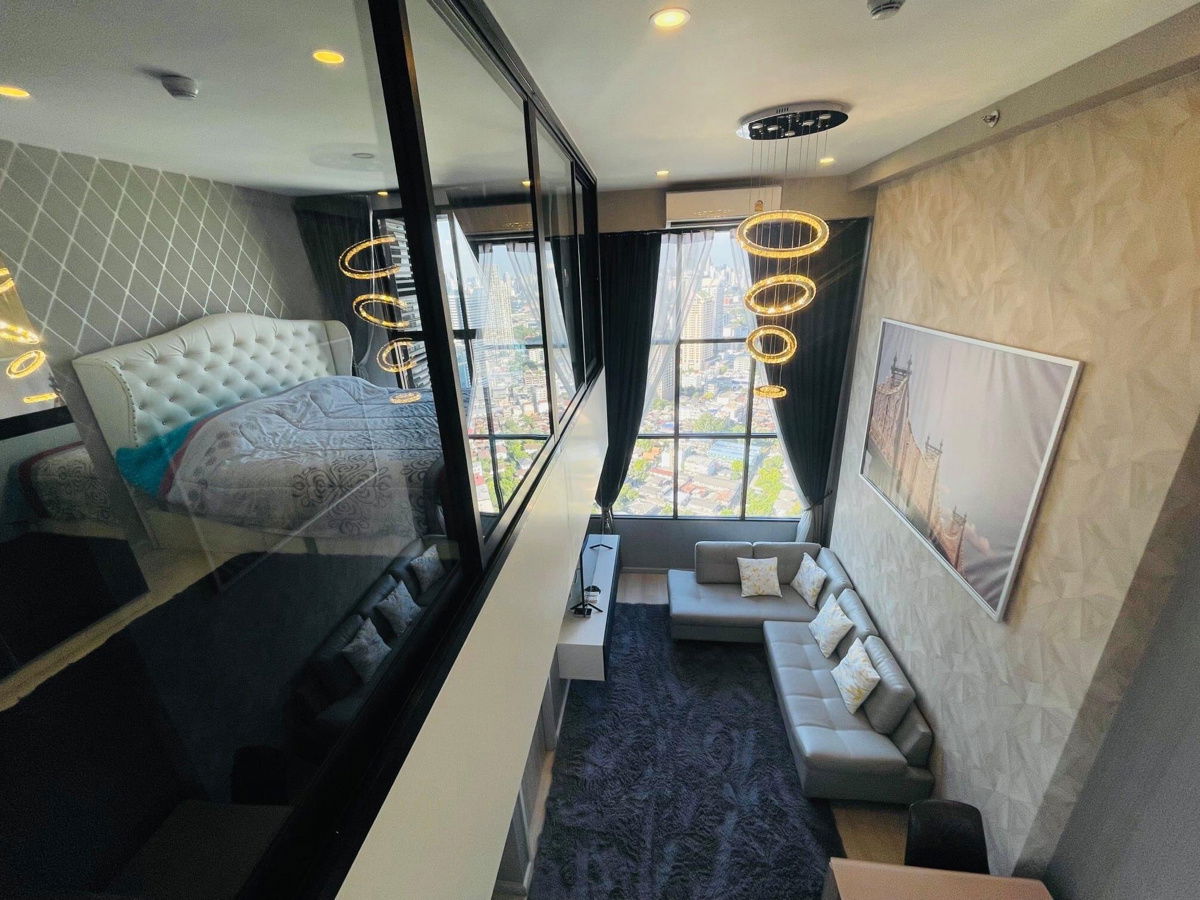 T1073 Condo for rent Knightsbridge Prime Sathorn, beautiful room, fully furnished, has a washing machine, special price