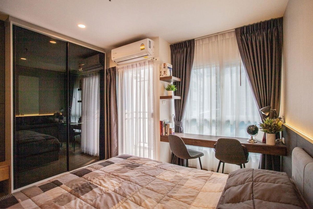 T1089 Condo for rent Supalai Veranda Rama 9, beautiful room, fully furnished, special price