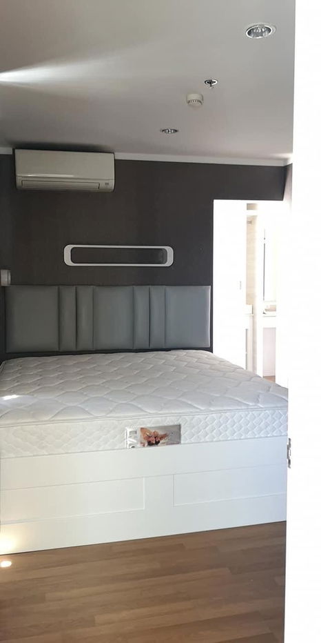 T1121 Condo for rent Lumpini Park Rama 9 - Ratchada, beautiful room, fully furnished, has a washing machine, special price