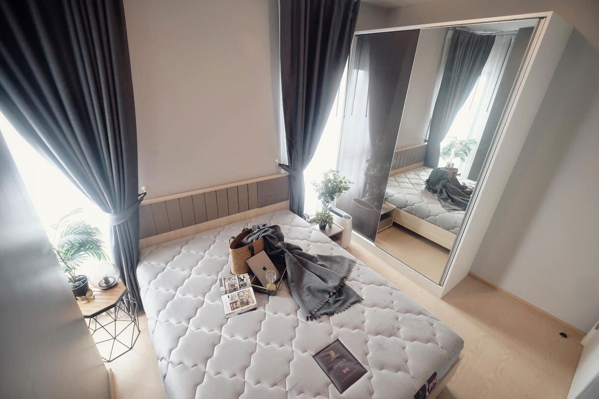 T1175 Condo for rent The Tree Sukhumvit 71 - Ekamai, corner room, beautiful room, fully furnished, has a washing machine, special price