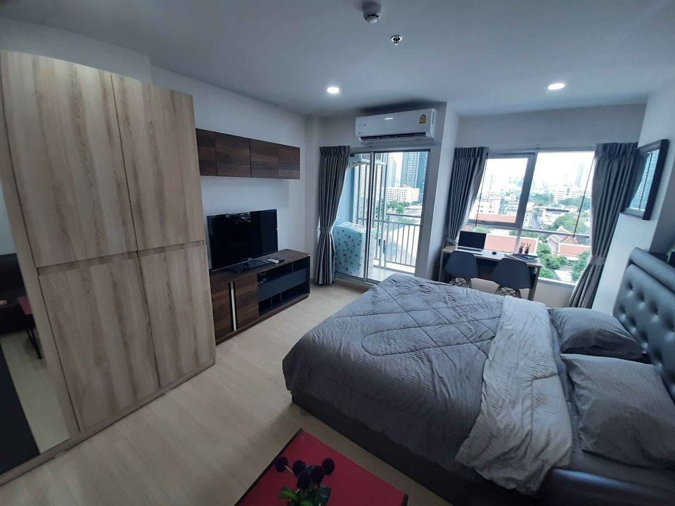 T1185 Condo for rent Supalai Park Talat Phlu Station, beautiful room, fully furnished, has a washing machine, special price