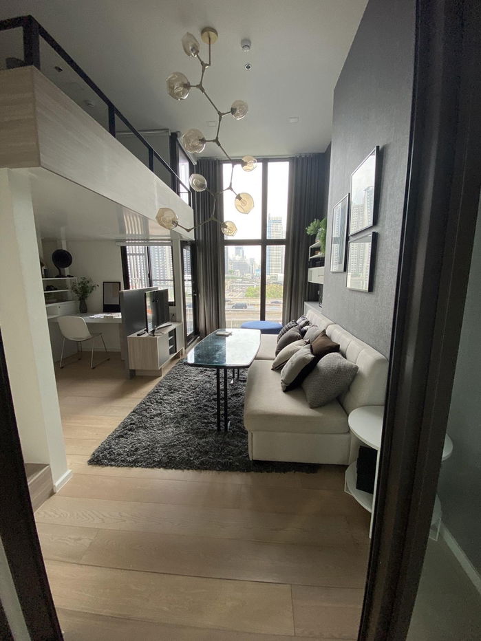 T1208 Condo for rent Chewathai Residence Asoke, beautiful room, fully furnished, has a washing machine, special price