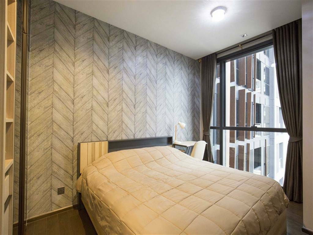 T1214 Condo for rent The Line Ratchathewi, beautiful room, fully furnished, has a washing machine, special price