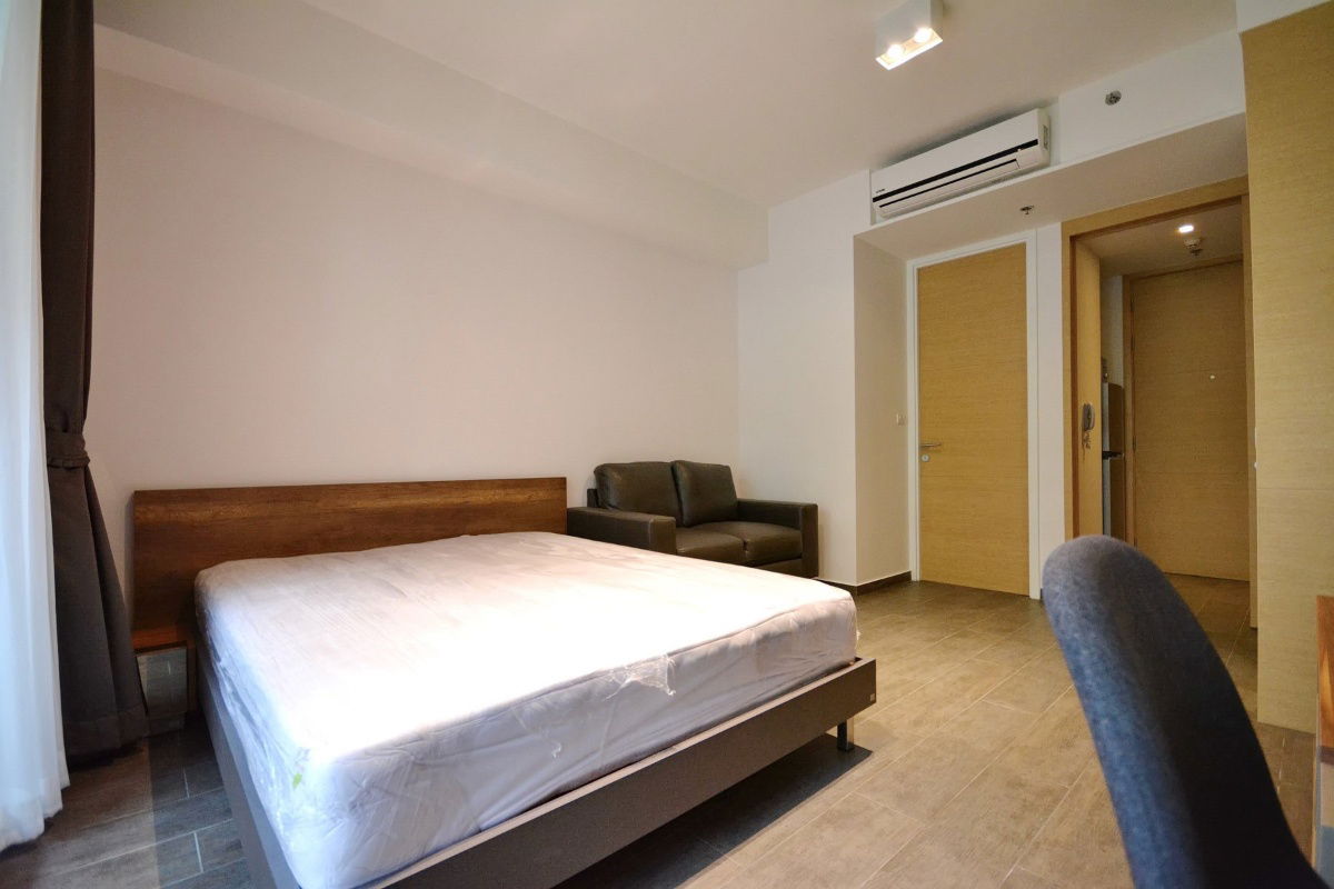 The Loft Ekkamai, size 33 sqm, 7th floor, garden view, north, BTS Ekkamai