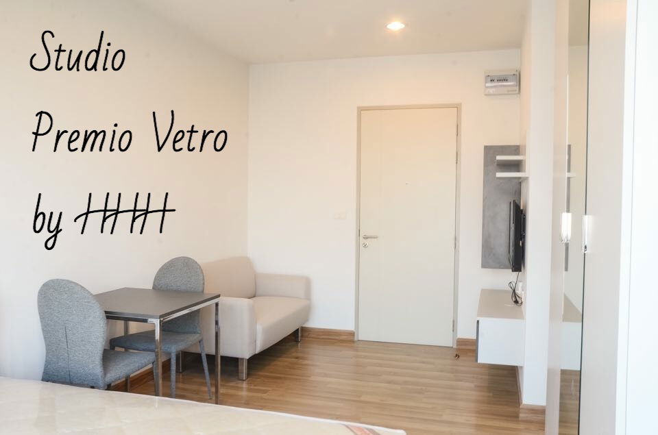 For Rent, Super Cheap Premio Vetro Condo, Studio room Opposite Kaset University