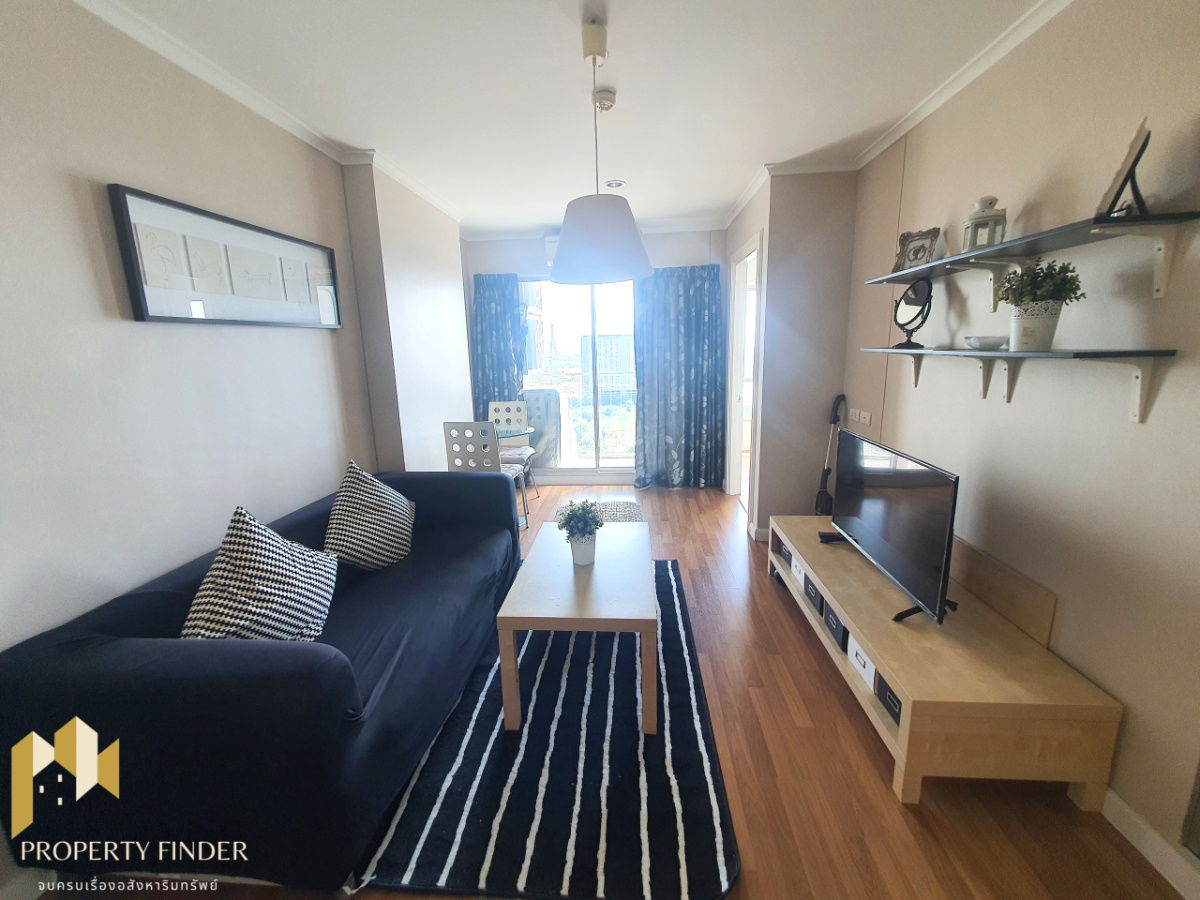 Condo for rent, Lumpini Park Riverside Rama 3, high floor, cool breeze, beautiful river view.