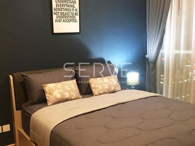 Condo For Rent Noble Revolve 1 Corner 1 Bed with North View of Ratchada Road Next to MRT 80 m. 14K