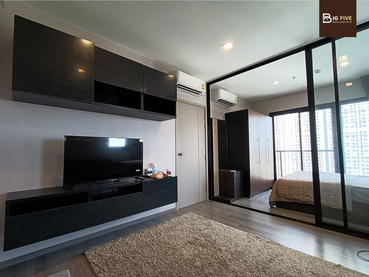 A64- 244 Condo for rent, The Politan Rive, 30 sqm., next to the river, next to MRT Phra Nang Klao, beautiful, ready to move in ✨