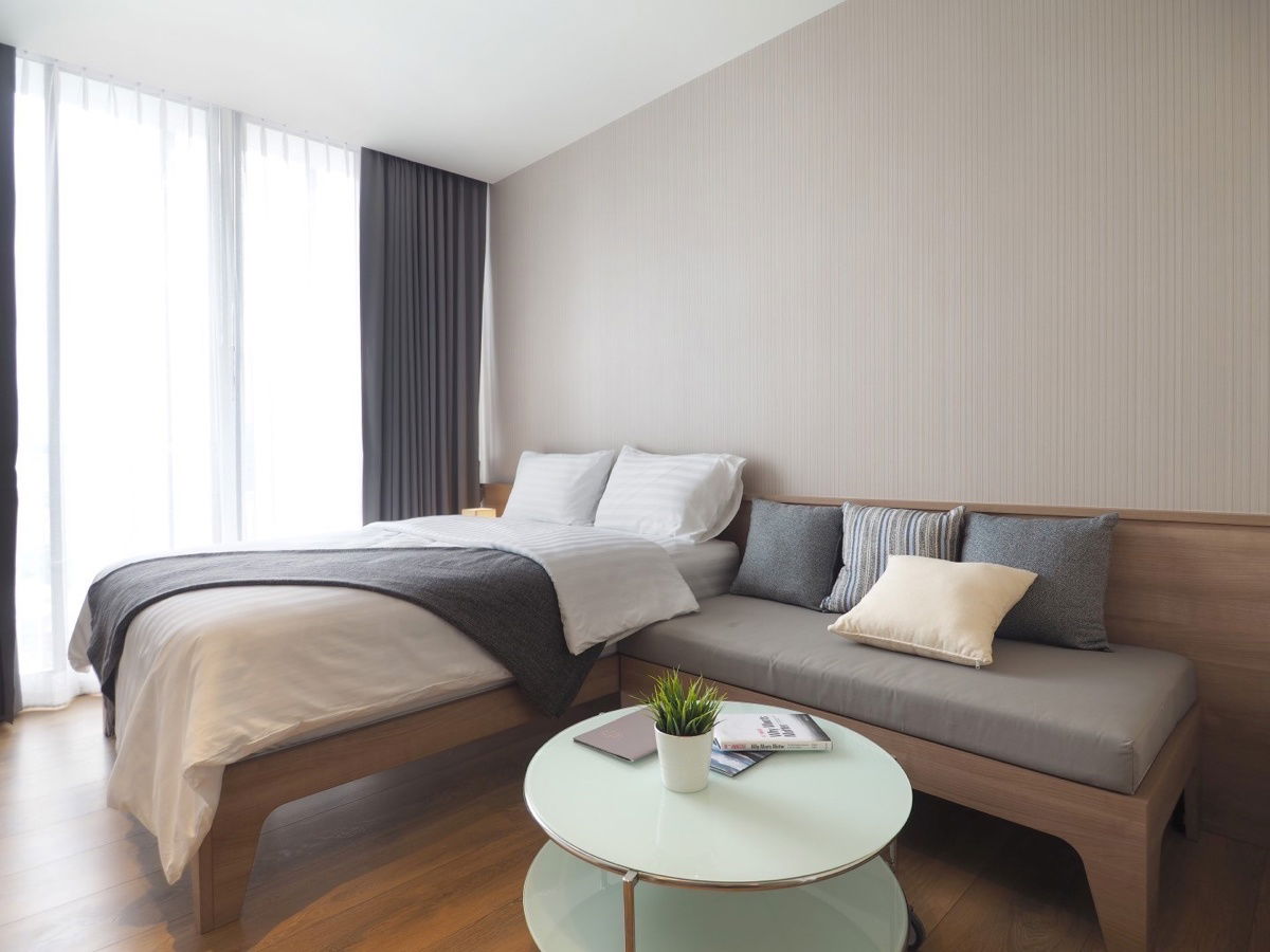 TS1001 Condo for rent Park 24, beautiful room, fully furnished, has a washing machine, special price