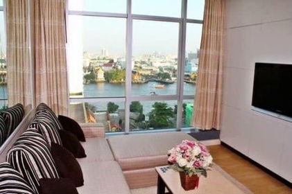 T1269 Condo for rent Baan Sathorn Chaopraya, beautiful room, fully furnished, has a washing machine, special price