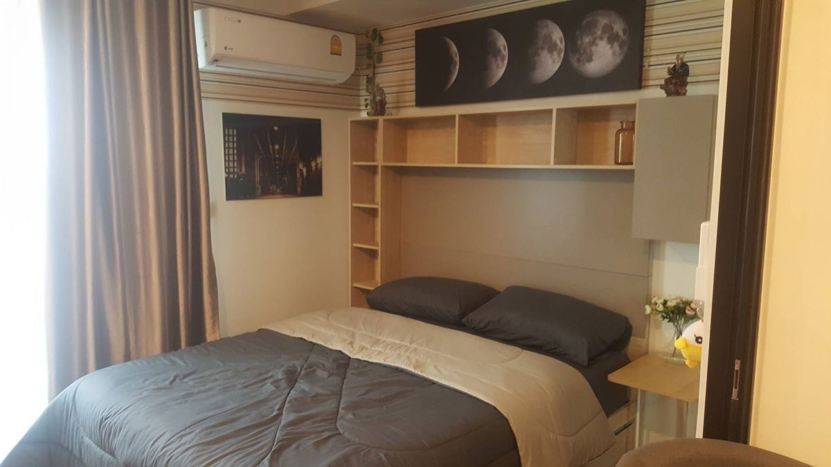 T1281 Condo for rent Maestro 07 Victory Monument, beautiful room, fully furnished, has a washing machine, special price