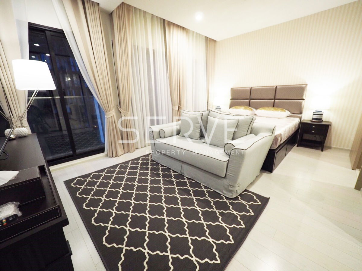 带隔断的一室公寓 游泳池景和花园景 毗邻 BTS Phloen Chit 位于 Noble Ploenchit 公寓 / 出租