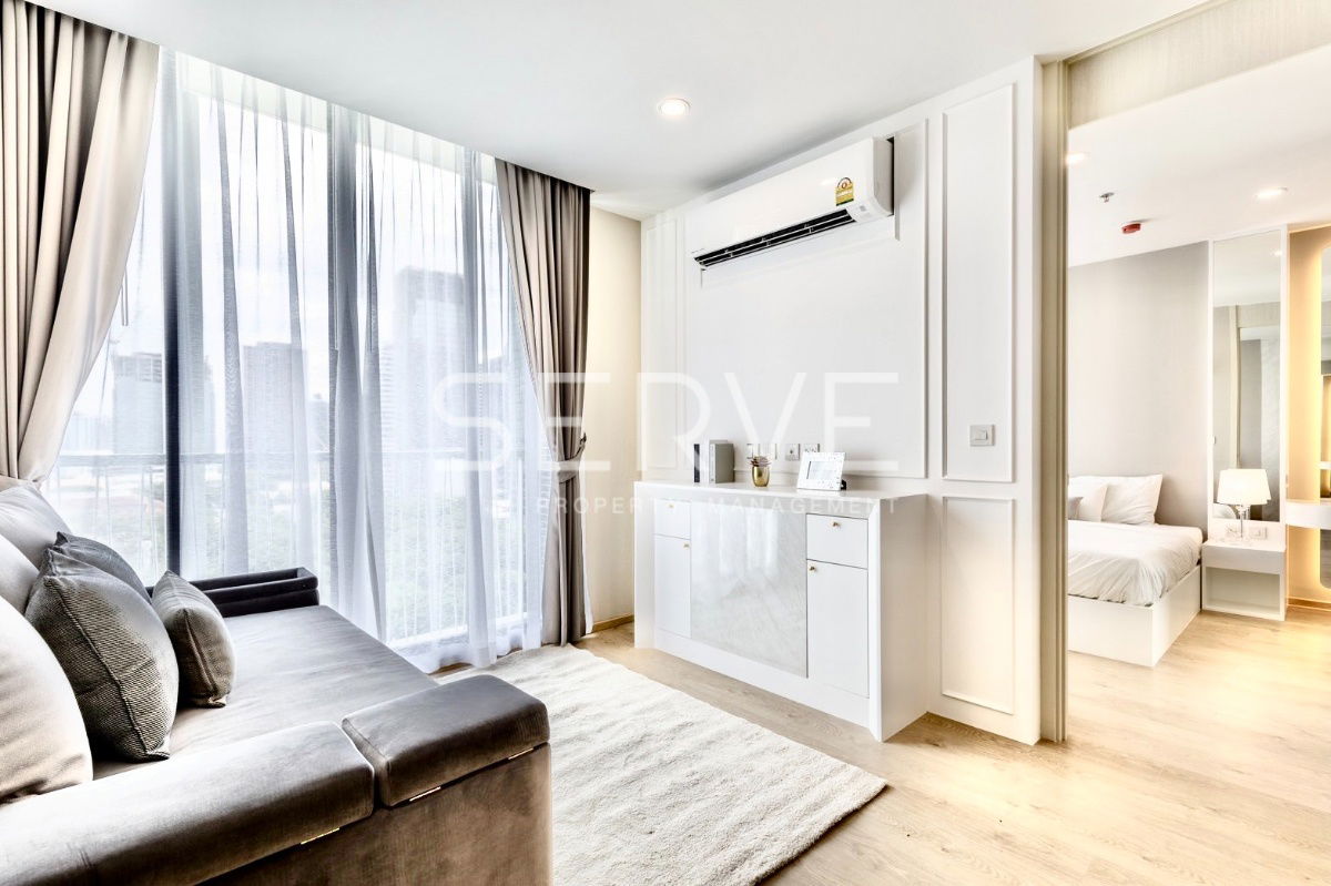 Luxury Style 2 Beds Corner Unit with Nice View of North Side of Bangkok BTS Asok & MRT Sukhumvit at Noble Recole Sukhumvit 19 Condo / For Rent