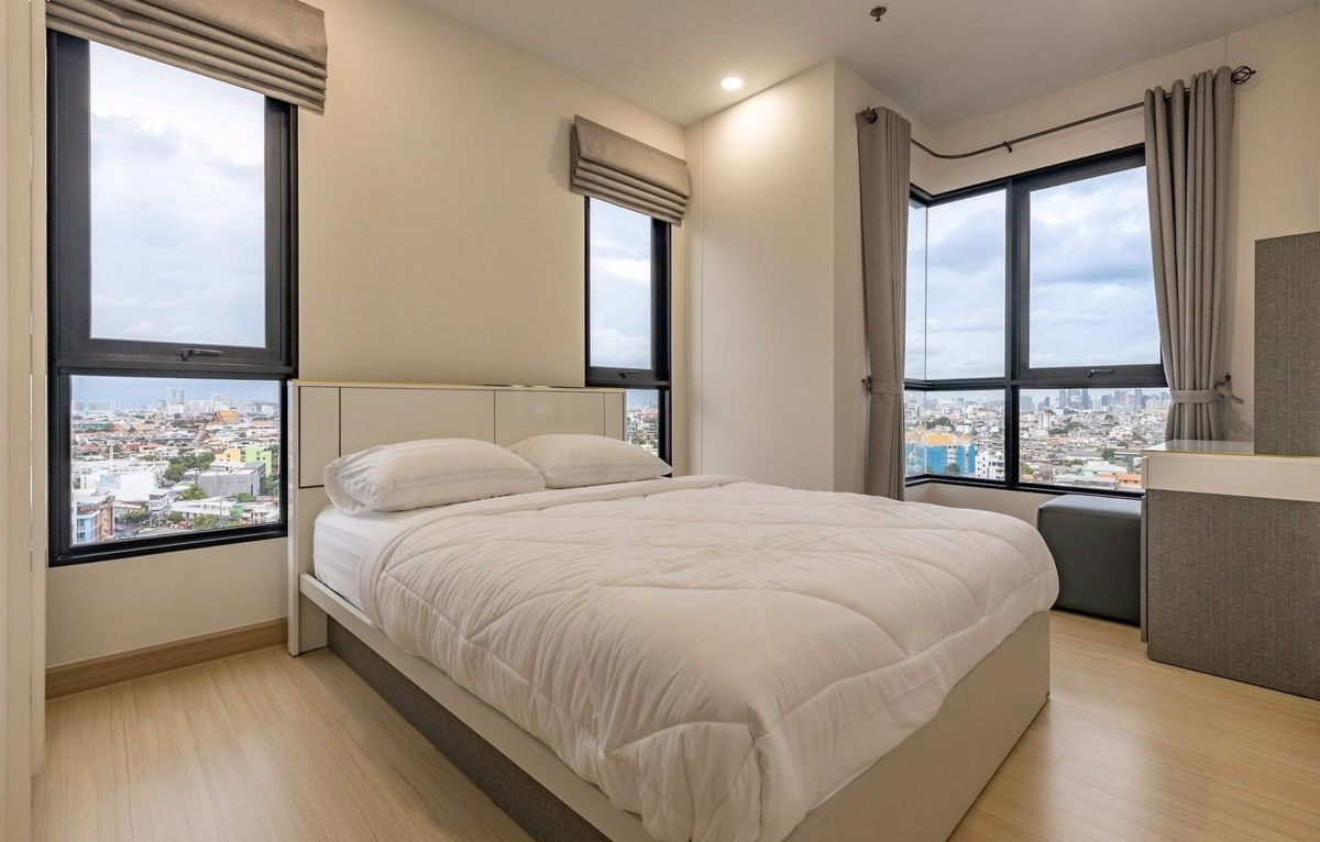 For Rent Supalai Loft Prajadhipok - Wongwian Yai on best location 1 Bedroom 1 Bathroom Floor 14 !! Fully furnish and electricities