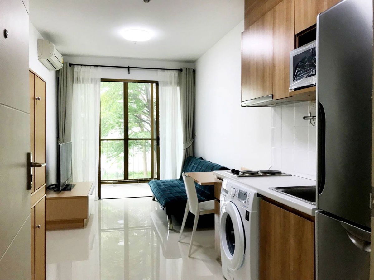 T1328 Condo for rent Ideo Mix Sukhumvit 103, beautiful room, fully furnished, has a washing machine, special price