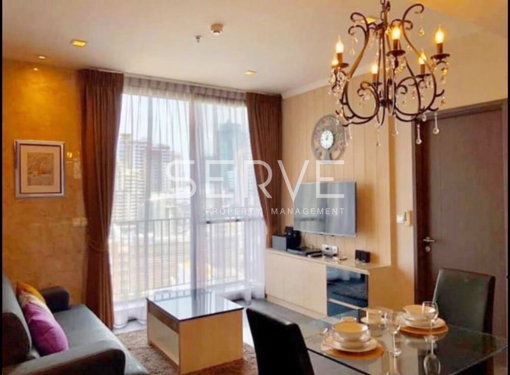 Large Room 1 Bed Nice Room Good Location Close to BTS Asok & MRT Sukhumvit at Edge Sukhumvit 23 Condo / For Rent