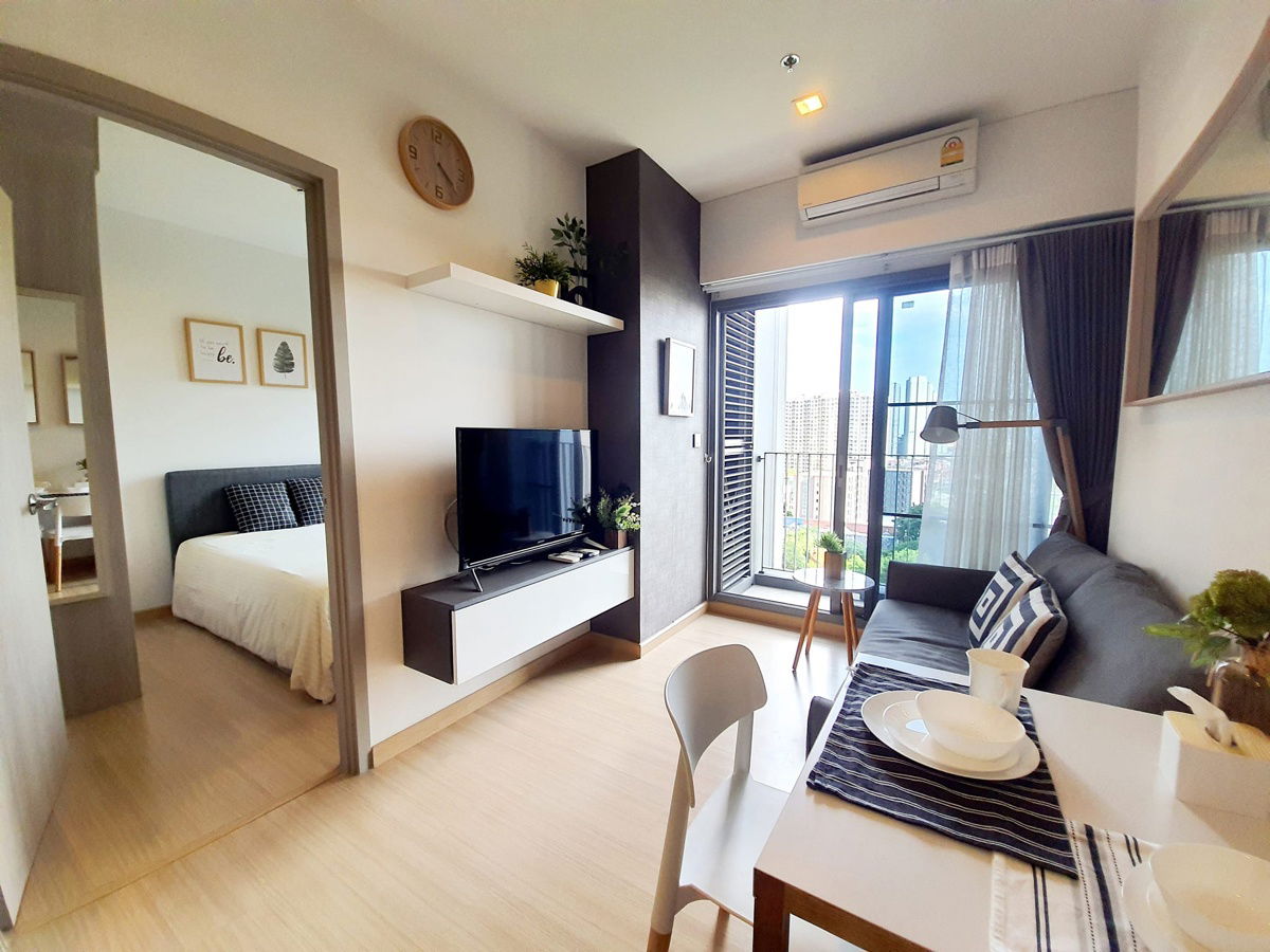 🔥Whizdom connect Sukhumvit 101🔥  Nicely decorated , high floor , ready to move in //Ask more info LineOfficial:@Promptyou11