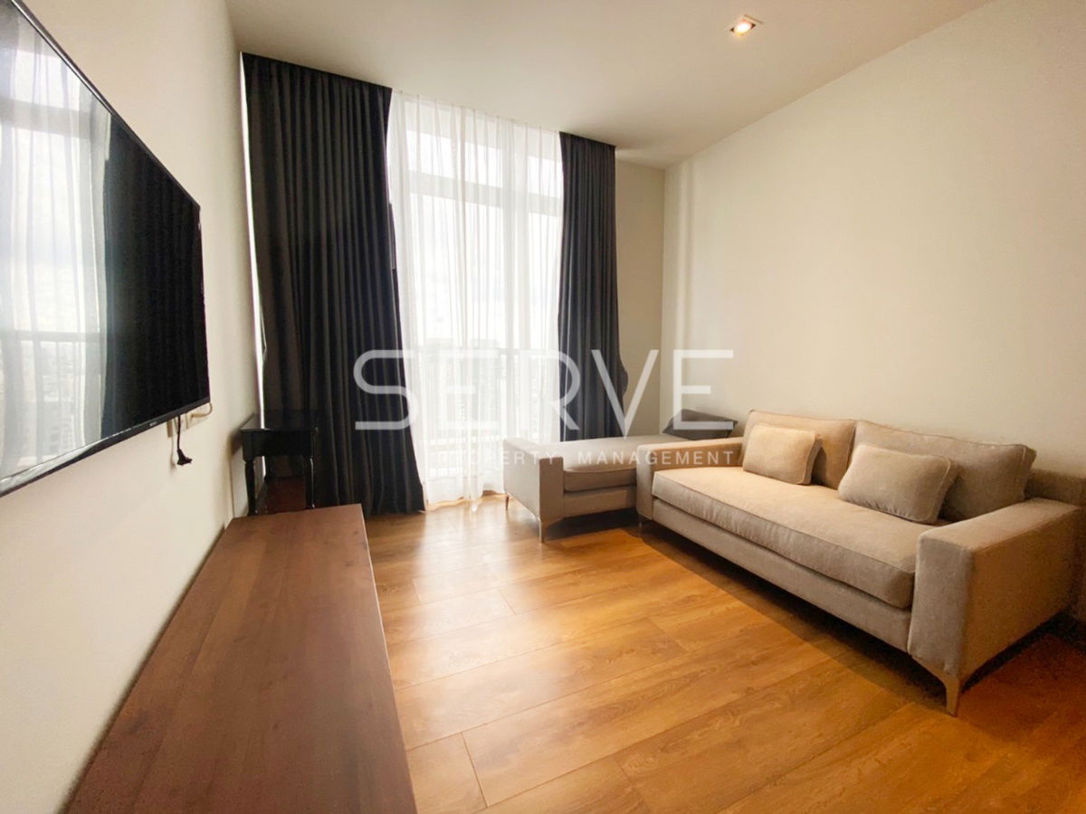 🔥Corner Unit 2 Beds 1 Bath Super High Fl. 40+ Best View & Good Location BTS Phrom Phong at Park 24 or Park Origin Phrom Phong Condo / For Rent