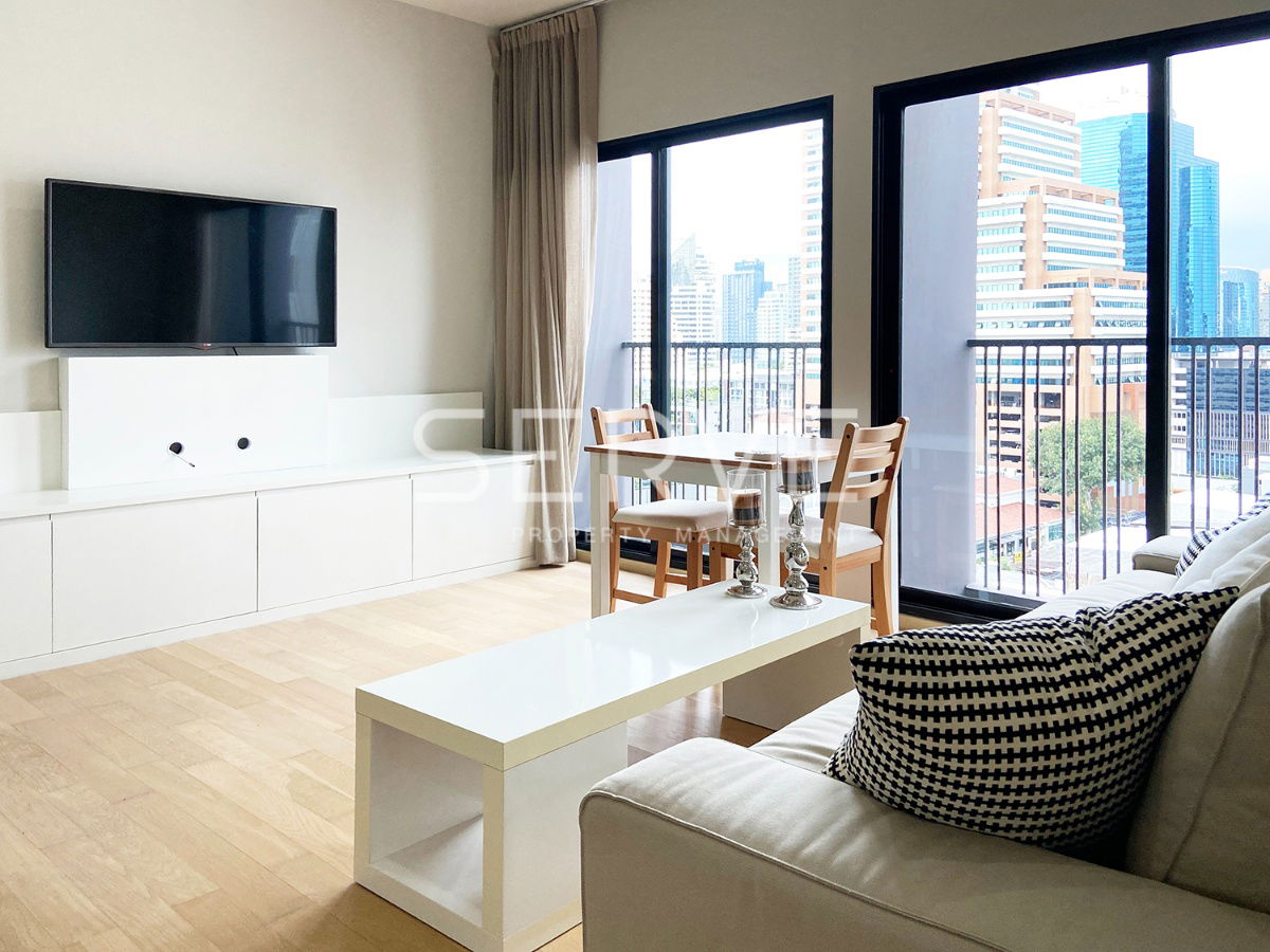 🔥Hot Price 🔥Open view 2 side Corner unit 1 Bed with Bathtub Good Location BTS Ekkamai 200 m. at Noble Reveal Condo / Condo For Rent