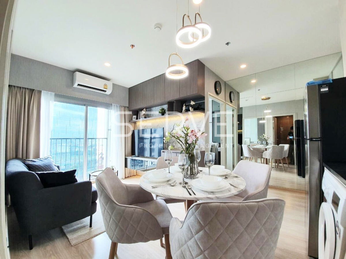 🔥สไตล์ Modern & Luxury 2 ห้องนอน ทำเลดี ติด MRT ศูนย์วัฒนธรรมแห่งประเทศไทย 80 ม.