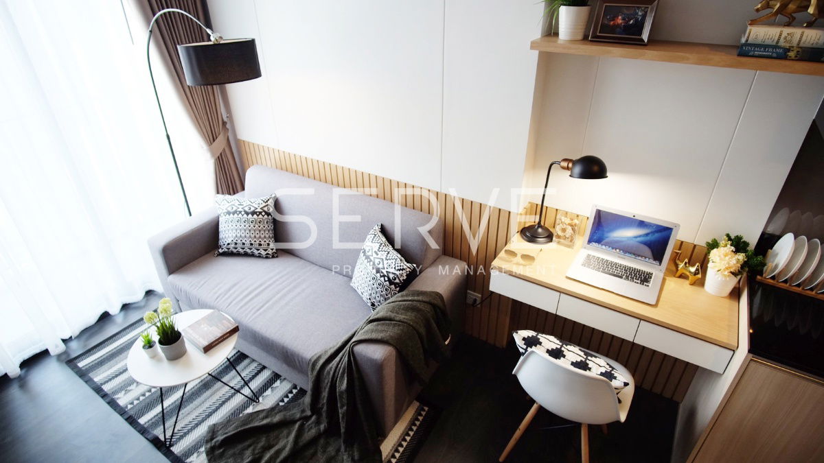 1 Bed Homey Style High Fl. 10+ Nice Room and Good Location BTS Asok 250 m. & MRT Sukhumvit 200 m. at Edge Sukhumvit 23 Condo / For Rent