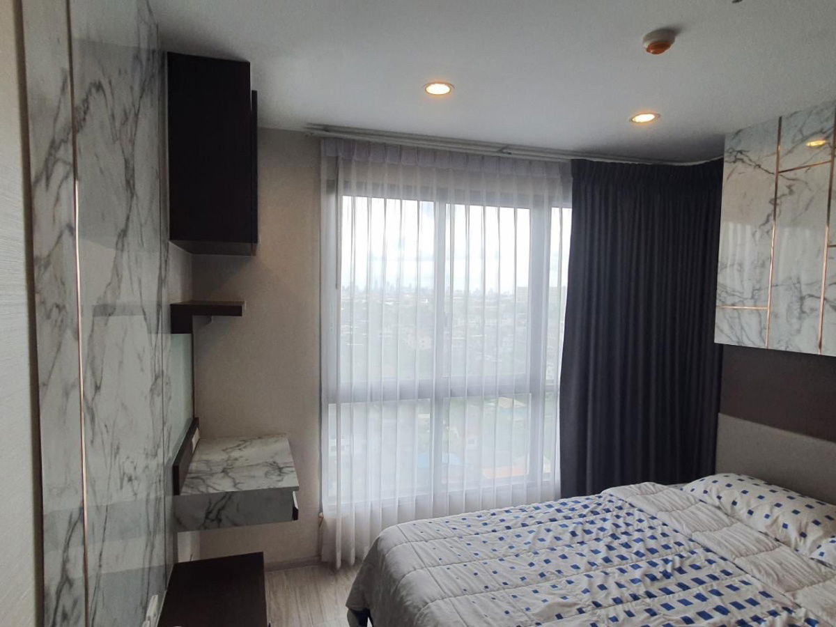 T1387 Condo for rent, Ideo Mobi Bangsue Grand Interchange, beautiful room, fully furnished, with a washing machine, special price.