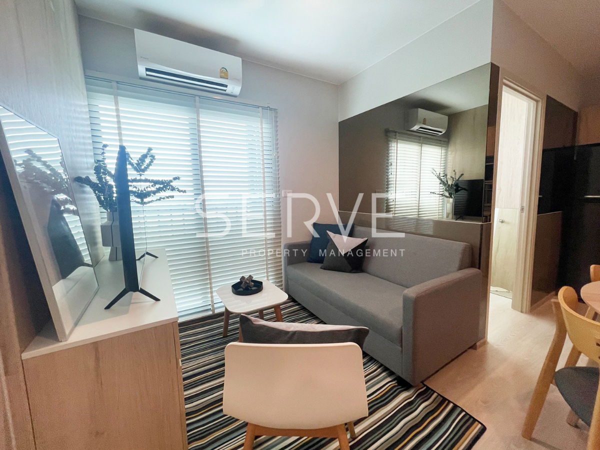 🔥🔥2 Beds Nice Decorate and New Condo High Fl. 10+ Good Location Next to MRT Si La Salle at Nue Noble Srinakarin Condo / For Rent