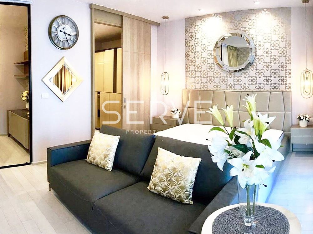 Luxury style Studio with Partition  Next to BTS Phloen Chit Station  For Rent-Noble Ploenchit