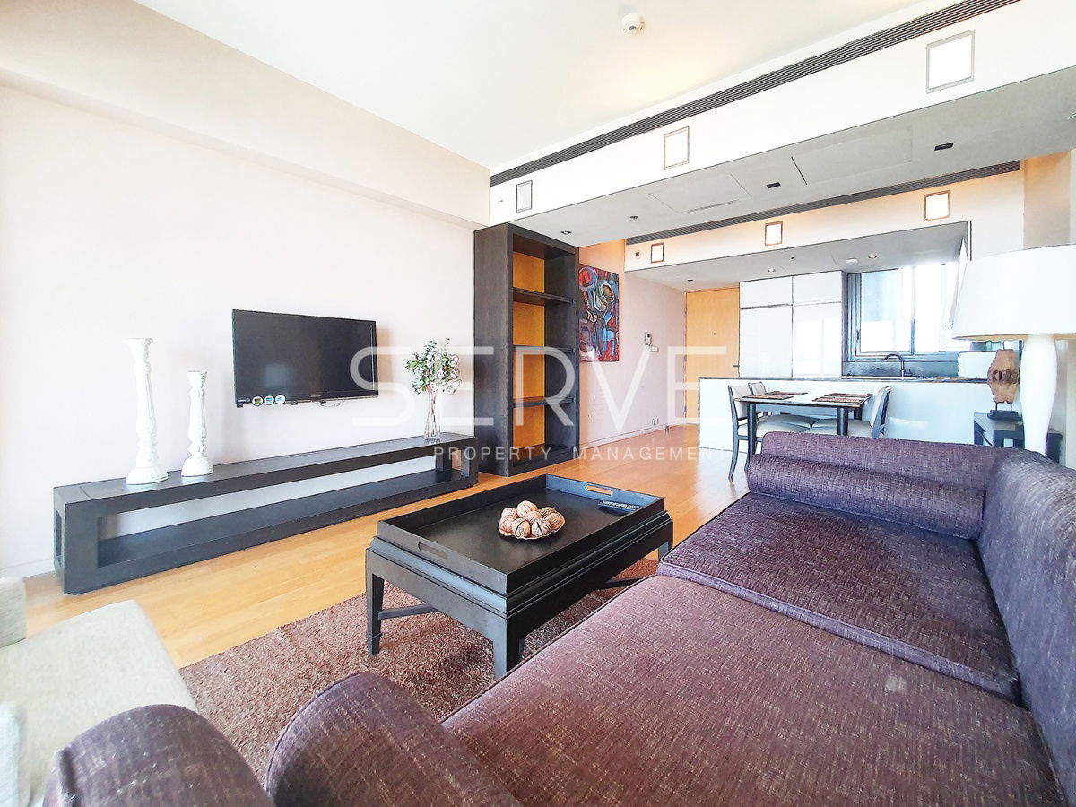 Minimal Modern 2 Bed Unit in Sathorn Area Close to MRT  Lumpini & BTS Chong Nonsi / Condo For Rent At The Met Sathorn