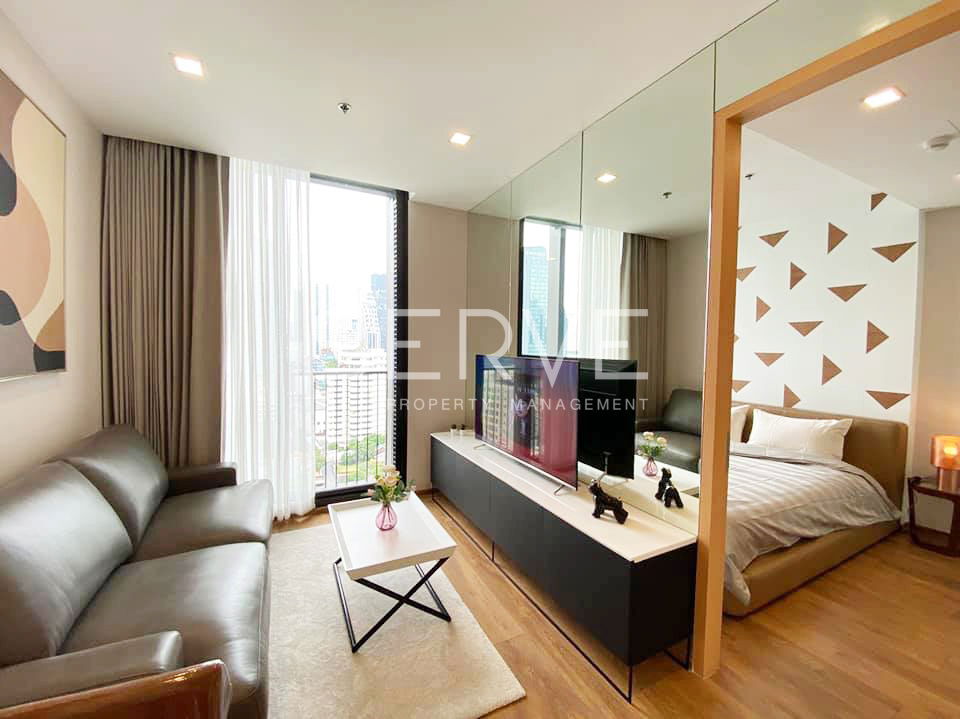 🔥🔥Nice Room 1 Bed with Bathtub & Washlet High Fl. 15+ Good Location Close to BTS Phrom Phong 500 m. at Noble BE33 Condo / For Rent