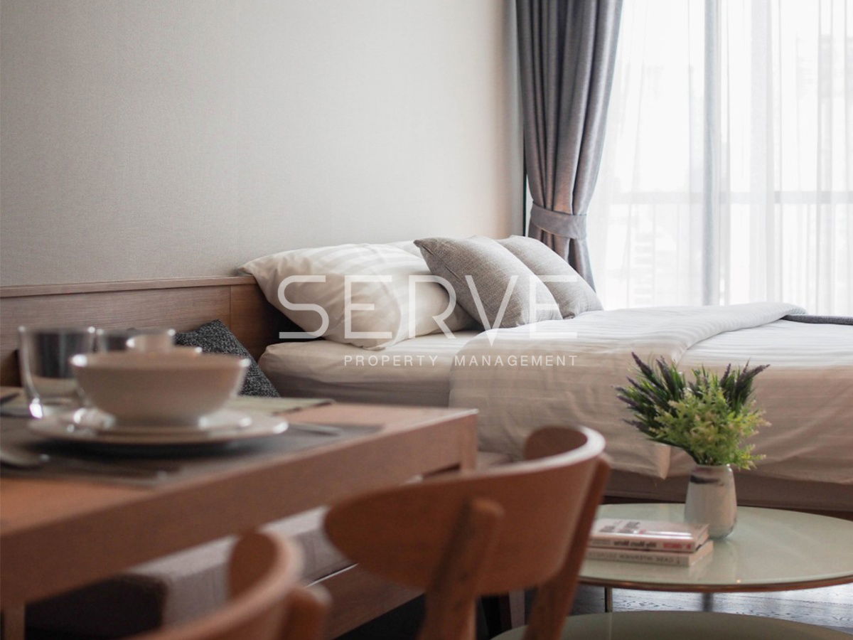 Nice Room & Unblock View for Studio Unit in Phrom Prong Area Shuttle bus to BTS at Park 24 or Park Origin Phrom Phong Condo / For Rent