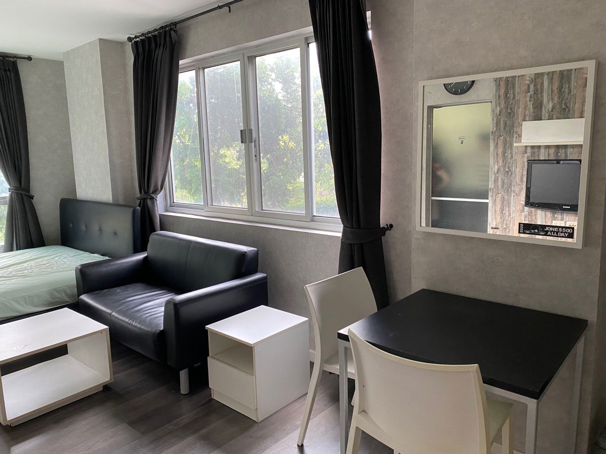 🟢FOR RENT!! Dcondo Campus Resort ABAC Bangna Spring building (D Building) 2nd floor Corner room!!