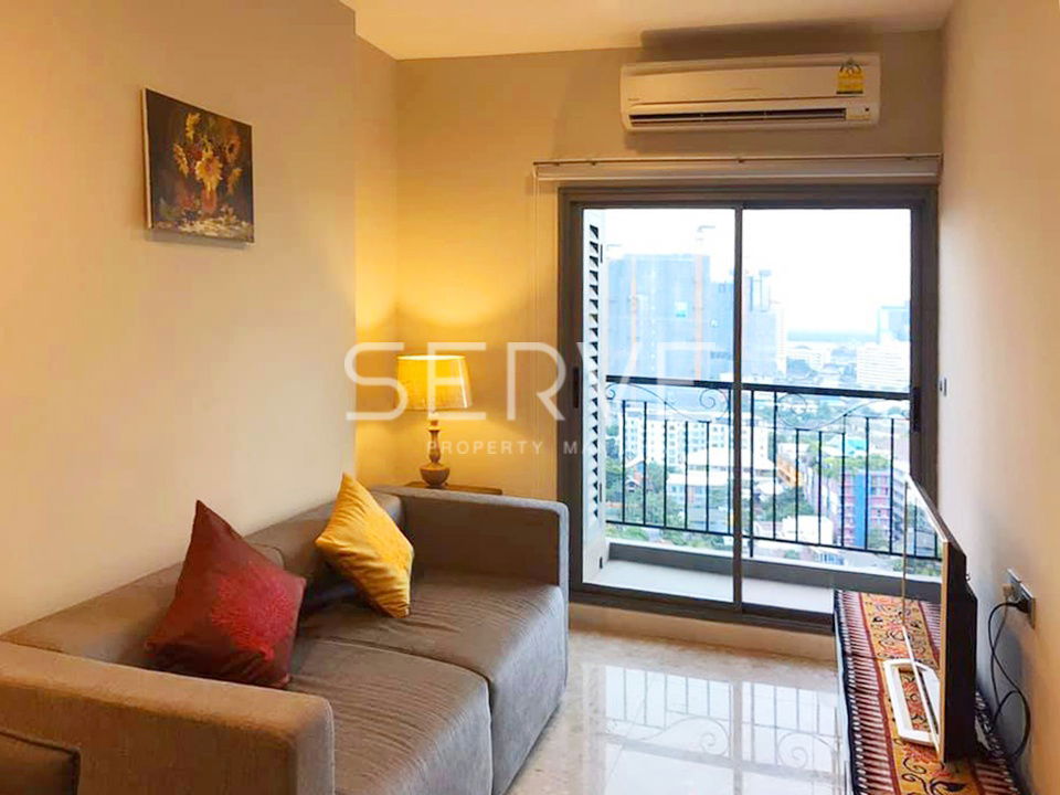 1 Bed 1 Bath Fully furnished High Fl. 15+ Good Location Close To BTS Thong Lo 200 m. At Condo The Crest Sukhumvit 34 / For Rent