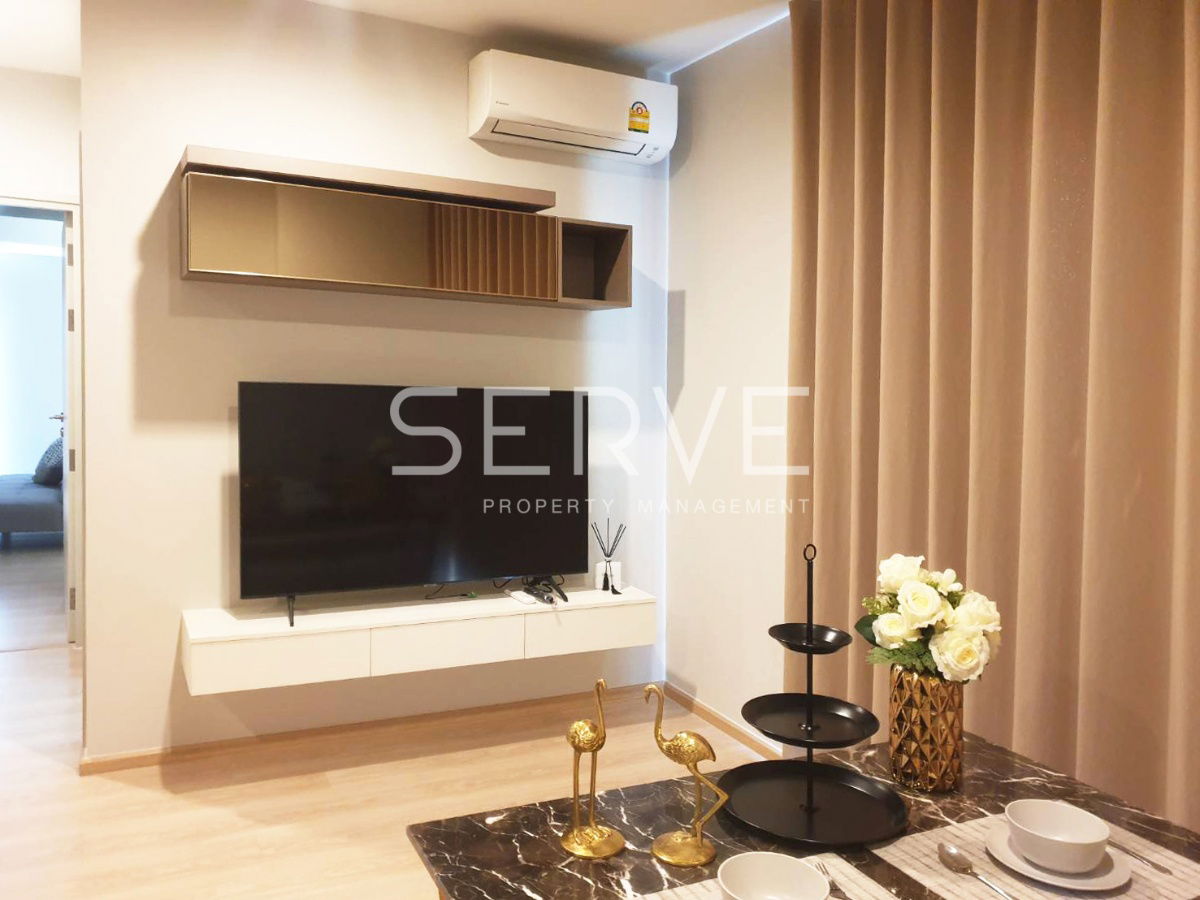 🔥🔥Corner Unit 2 Beds 2 Baths Homey Style High Fl 15+ Next to MRT Thailand Cultural Centre 80 m. at Noble Revolve Ratchada 2 / Condo For Rent