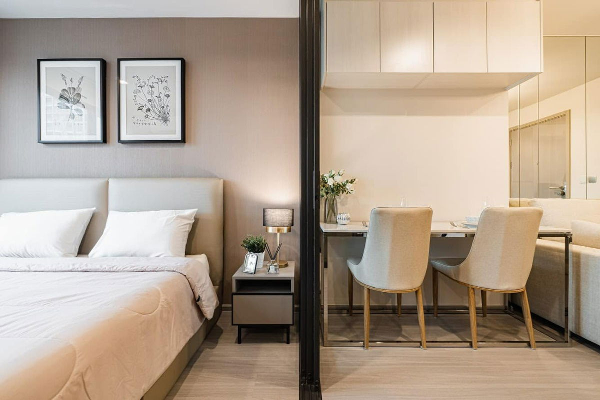 🔥LineID: @RizzEstate (With@)🔥(1 Bedroom)🏢Life Ladprao  High Floor , Nice View